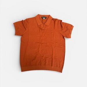 NWOT Orange Short Sleeve Polo Shirt